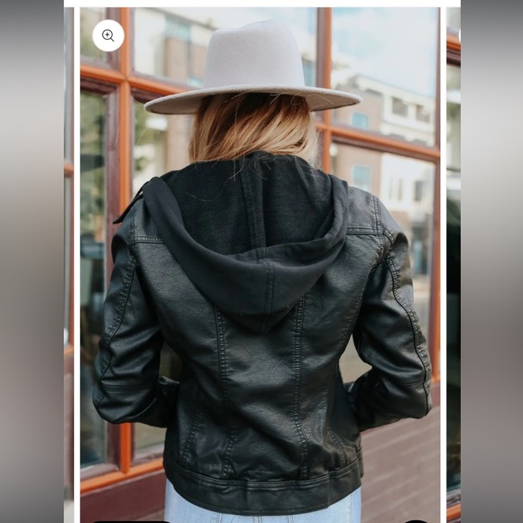 LA Coalition faux leather jacket (black, L) - Picture 3 of 7